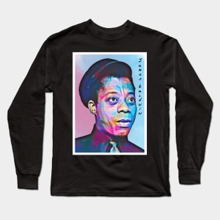 Poster Art James Baldwin Long Sleeve T-Shirt